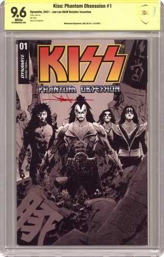 Kiss Phantom Obsession 1I Lee B&W 1:25 CBCS 9.6 Witnessed Sig Jae Lee 2021|WORLD RESOURCE【QUEEN店】