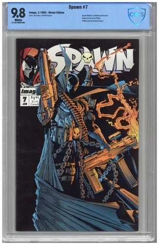 スポーン #7 CBCS 9.8 NMMT ホワイト pgs 1/93 スポーン モバイル 2 センターフォールド ポスター ins|WORLD RESOURCE【QUEEN店】