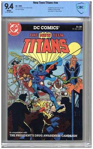ニュー・ティーン・タイタンズ #nn CBCS 9.4 NM 1983 ホワイトページ 大統領薬物意識向上キャンペーン|WORLD RESOURCE【QUEEN店】