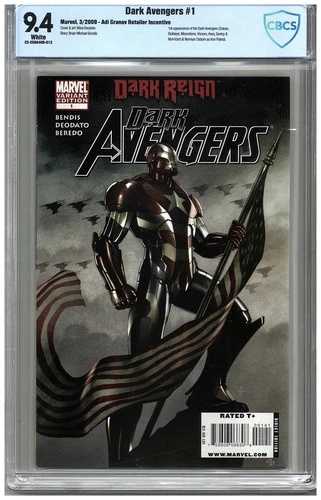 ダークアベンジャーズ #1 CBCS 9.4 NM ホワイト 3/09ページ ダークアベンジャー初登場|WORLD RESOURCE【QUEEN店】