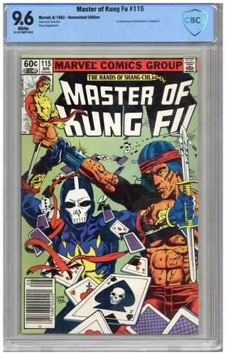マスター・オブ・カンフー #115 CBCS 9.6 NM+ ホワイト 8/82ページ 死の初登場｜WORLD RESOURCE【QUEEN店】