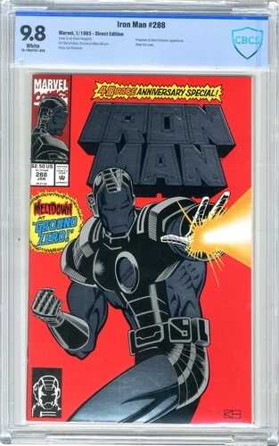アイアンマン #288 CBCS 9.8 NMMT ホワイト pgs 1/93 ファイアパワー＆アトムスマッシャー アプリ。｜WORLD RESOURCE【QUEEN店】