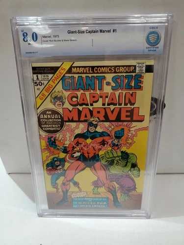 CBCS 8.0 ジャイアントサイズ キャプテン・マーベル #1 マーベル 1975｜WORLD RESOURCE【QUEEN店】