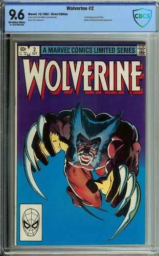 ウルヴァリン リミテッドシリーズ #2 CBCS 9.6 OW/WH ページ // 1st FULL YUKIO 1982｜WORLD RESOURCE【QUEEN店】