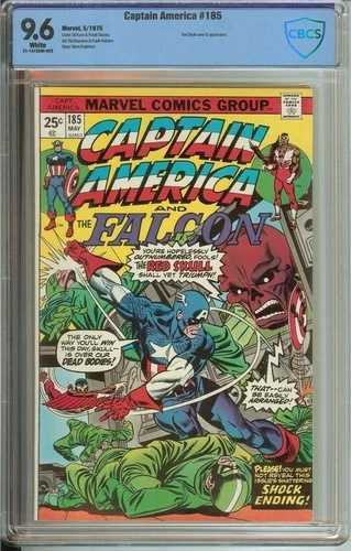 キャプテン・アメリカ #185 CBCS 9.6 ホワイトページ // レッドスカル表紙/登場｜WORLD RESOURCE【QUEEN店】