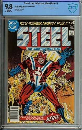 スティール、不滅の男 #1 CBCS 9.8 ホワイトページ // スティール初登場 1978年｜WORLD RESOURCE【QUEEN店】
