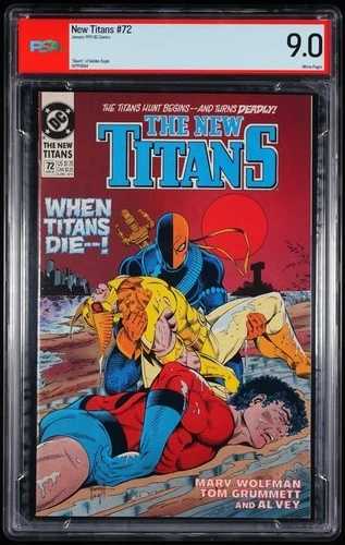DCコミックス『ニュー・タイタンズ』第72号 PSA 9.0 (1991年) - 重要号：ゴールデンイーグルの死！｜WORLD RESOURCE【QUEEN店】