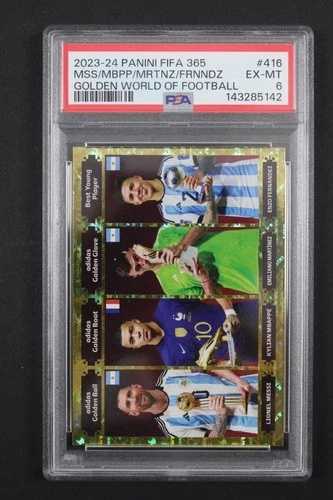 リオネル・メッシ、エムバペ PSA 6 / パニーニ FIFA 365 2024 ステッカー #416 ワールドカップ 2022-｜WORLD RESOURCE【QUEEN店】