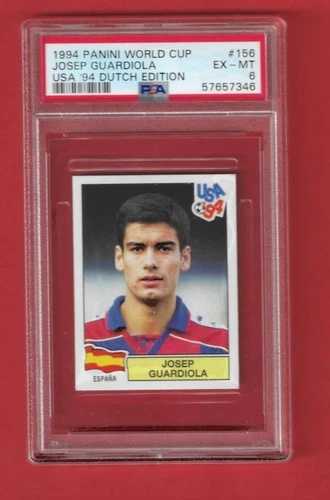 1994年パニーニワールドカップ ジョゼップ・グアルディオラ #156 サッカーカード PSA 6-|WORLD RESOURCE【QUEEN店】