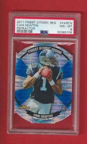 2011 Topps Football American Finest Atomic RKS Refractor Cam Newton PSA 8-|WORLD RESOURCE【QUEEN店】