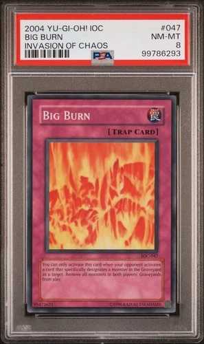 IOC-047 ビッグバーン スーパーレア アンリミテッドエディション NM 遊戯王カード PSA 8｜WORLD RESOURCE【QUEEN店】 32,890円