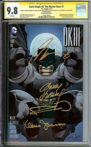 ダークナイト3：ザ・マスターレース #1 CGC 9.8 ホワイトページ // 4人のアーティストによるサイン入り｜WORLD RESOURCE【QUEEN店】