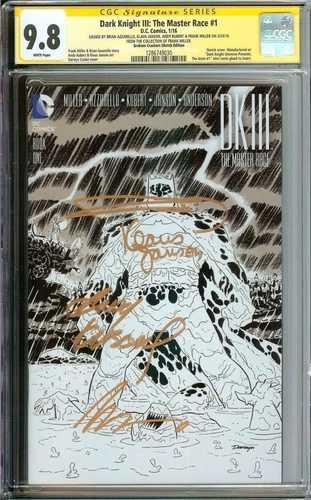 ダークナイト3：マスターレース #1 CGC 9.8 ホワイトページ // グラハムクラッカーのスケッチ｜WORLD RESOURCE【QUEEN店】