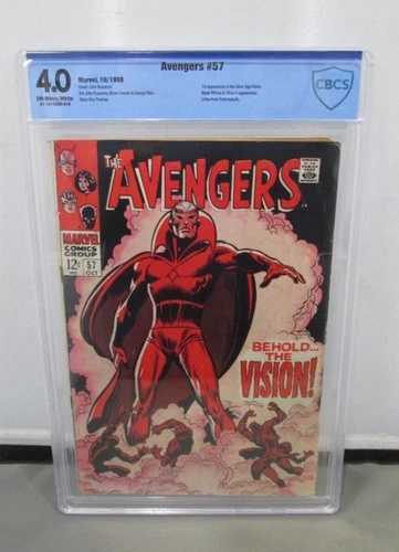 マーベル・コミックス 1968年 アベンジャーズ #57 初登場 ヴィジョン ブラック・ウィドウ ウルトロン-5 CBCS 4.0 *｜WORLD RESOURCE【QUEEN店】