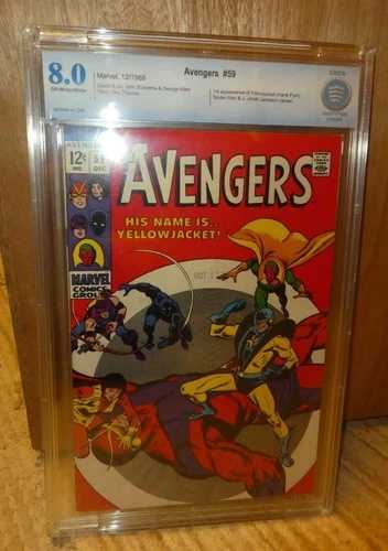マーベル・コミックス アベンジャーズ 59 初登場 イエロージャケット アントマン 8.0 VFN 1968 CGc CBCS|WORLD RESOURCE【QUEEN店】