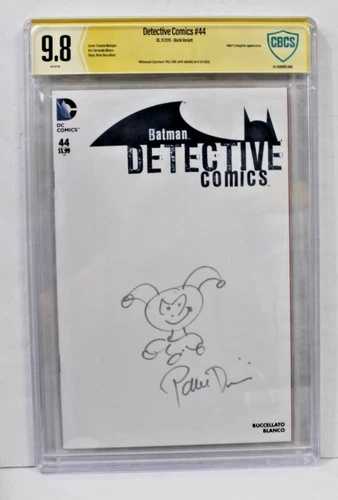 CBCS 9.8 NM/MT Detective Comics #44 (2015) スケッチ入りブランク、ポール・ディニのサイン入り｜WORLD RESOURCE【QUEEN店】