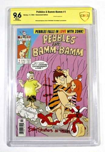 CBCS 9.6 NM+、ハーヴェイ作「ペブルズ&バムバム #1」、1993年、サリー・ストラザーズ署名入り|WORLD RESOURCE【QUEEN店】