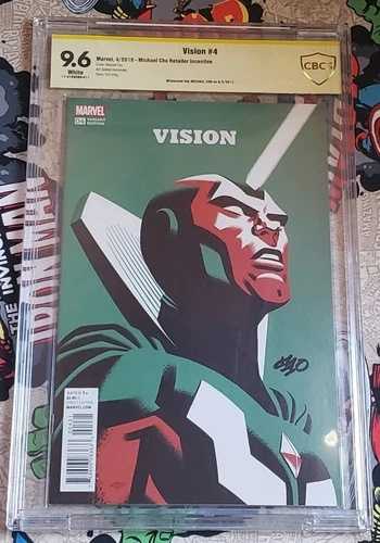 ザ・ビジョン #4 マイケル・チョー直筆サイン入りバリアント CBCS 9.6 ワンダ・ビジョン ショー。CGC 1 ではありません。|WORLD RESOURCE【QUEEN店】