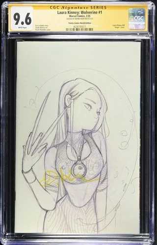 ローラ・キニー:ウルヴァリン #1 モモコ・ヴァージン・バリアント CGC SS 9.6 - ダフネ・キーン直筆サイン入り|WORLD RESOURCE【QUEEN店】