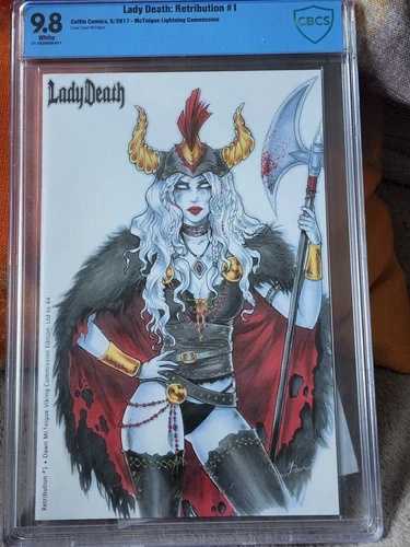 レディ・デス：リトリビューション #1 ドーン・マクティーグ ライトニング・コミッション・リミテッド 44 CBCS 9.8｜WORLD RESOURCE【QUEEN店】