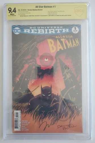 オールスター・バットマン #1 CBCS 9.4 NM バリアントD サイン入り!!! スナイダー、ロミータJr.他多数!!｜WORLD RESOURCE【QUEEN店】 88,935円