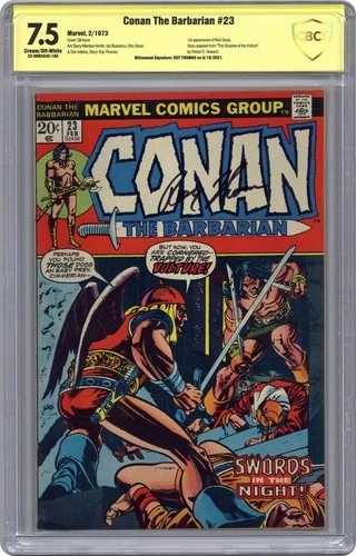 コナン・ザ・バーバリアン #23 CBCS 7.5 署名トーマス 1973 22-0692A42-169｜WORLD RESOURCE【QUEEN店】
