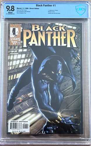 レア！ブラックパンサー #1 CBCS 9.8 1998年 ホワイトページ オコイエ初登場 メフィスト カメオ出演｜WORLD RESOURCE【QUEEN店】