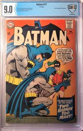 1965年 バットマン 177号 CBCS 9.0 クラシックなバットマンとアトムの表紙。CGC|WORLD RESOURCE【QUEEN店】