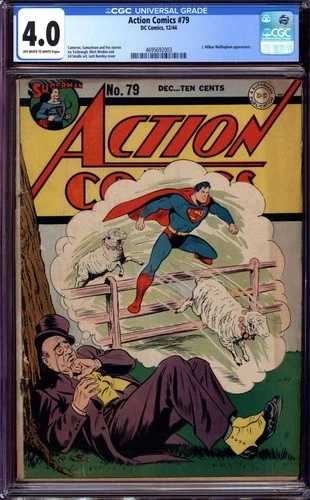 アクション・コミックス #79 CGC 4.0 OW/WH ページ // DCコミックス 1944｜WORLD RESOURCE【QUEEN店】