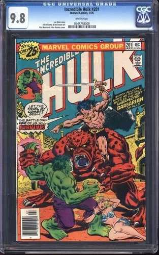 インクレディブル・ハルク #201 CGC 9.8 ホワイトページ // ジョン・ロミータ表紙 マーベル・コミックス 1976|WORLD RESOURCE【QUEEN店】