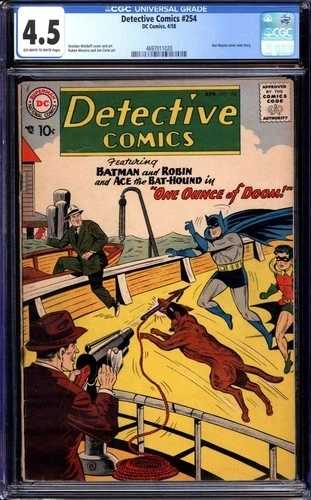 ディテクティブ・コミックス #254 CGC 4.5 OW/WH ページ // バットハウンド アプリ DCコミックス 1958|WORLD RESOURCE【QUEEN店】