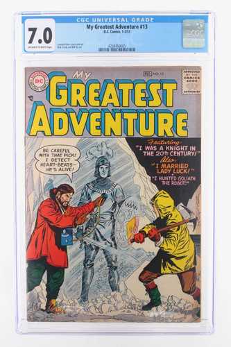 マイ・グレイテスト・アドベンチャー #13 - DCコミックス 1957年 CGC 7.0 レナード・スターによる表紙とアート｜WORLD RESOURCE【QUEEN店】