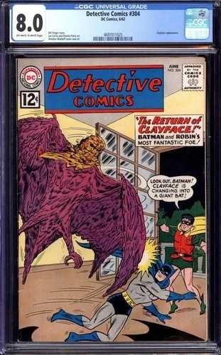 ディテクティブ・コミックス #304 CGC 8.0 OW/WH ページ // クレイフェイス登場 DCコミックス 1962｜WORLD RESOURCE【QUEEN店】