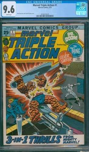 マーベル トリプルアクション #1 CGC 9.6 ホワイトページ シルバーサーファー＆ドクタードゥーム コミック 1972年｜WORLD RESOURCE【QUEEN店】