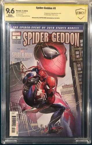 クレイトン・クレイン オリジナルスケッチ CBCS 9.6 スパイダーゲドン #0 スパイダーマン サイン入り CGC|WORLD RESOURCE【QUEEN店】
