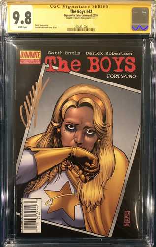 ガース・エニス直筆サイン入り『ザ・ボーイズ』第42号 CGC 9.8 SS コミックブック（CBCS PREACHER AMAZONではありません）｜WORLD RESOURCE【QUEEN店】 110,000円