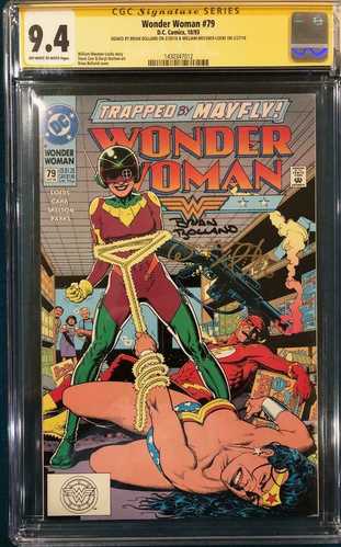 ブライアン・ボランド直筆サイン入り CGC 9.4 SS ワンダーウーマン #79 コミック CBCS バットマン スーパーマンではありません|WORLD RESOURCE【QUEEN店】