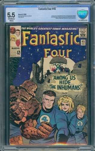 ファンタスティック・フォー #45 (マーベル、1965年) CBCS 5.5 - KEY｜WORLD RESOURCE【QUEEN店】