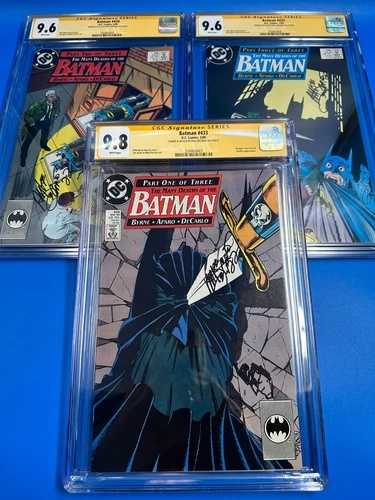 バットマン #433-435 セット - DC - CGC SS 9.8 9.6 9.6 - マイク・デカーロによるサイン/スケッチ入り|WORLD RESOURCE【QUEEN店】