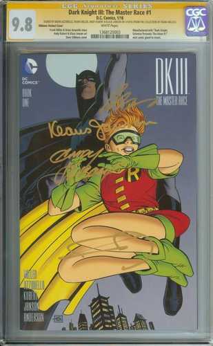 ダークナイトIII：マスターレース（DK3）#1 CGC 9.8 // デイブ・ギボンズ 1:50 SSミラー｜WORLD RESOURCE【QUEEN店】
