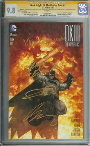 ダークナイトIII：ザ・マスターレース（DK3）#1 CGC 9.8 / M&M SS フランク・ミラー｜WORLD RESOURCE【QUEEN店】