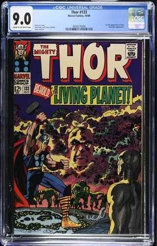 ソー #133 - マーベル コミックス 1966 CGC 9.0 エゴの初登場。レコーダーが登場｜WORLD RESOURCE【QUEEN店】