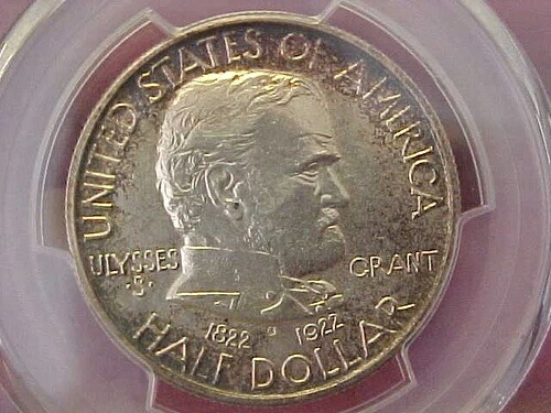 希少な1922年グラント記念ハーフドル金貨 PCGS UNC 詳細良好 打刻済み 色調良好｜WORLD RESOURCE【QUEEN店】