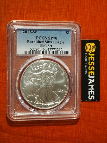 2013年 W バーニッシュ シルバー イーグル PCGS SP70 年次ドル シルバー イーグル UNC セットラベル|WORLD RESOURCE【QUEEN店】