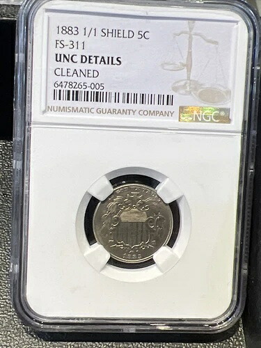 1883年シールドニッケルFS-311 RPD NGC UNC詳細｜WORLD RESOURCE【QUEEN店】