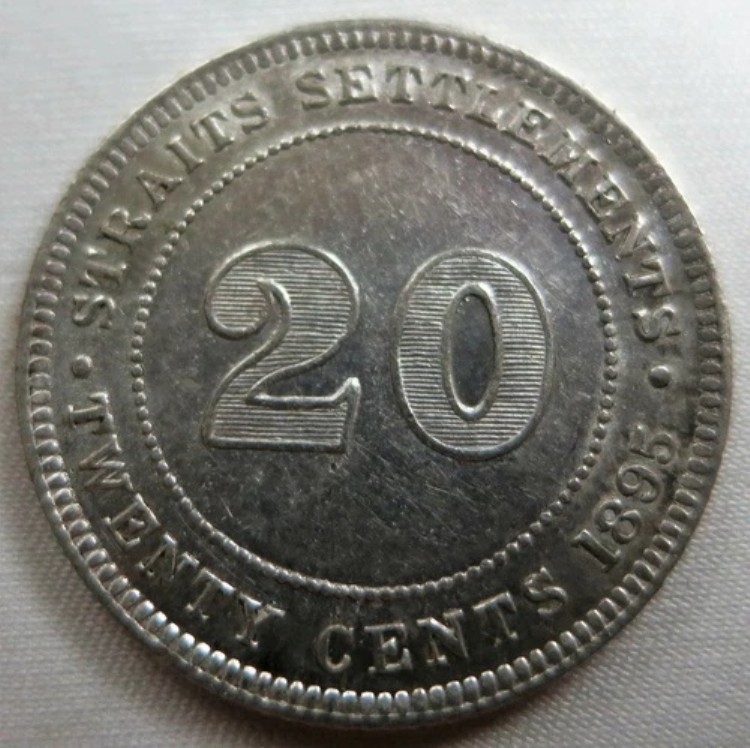 海峡植民地 マレーシア 20セント 1895 UNC クイーン・ヴィクトリア #B20 について｜WORLD RESOURCE【QUEEN店】 67,155円