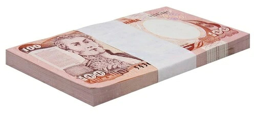 コロンビア 100 ペソ オロ、1991 年、P-426e.2、UNC × 100 枚バンドルパック|WORLD RESOURCE【QUEEN店】
