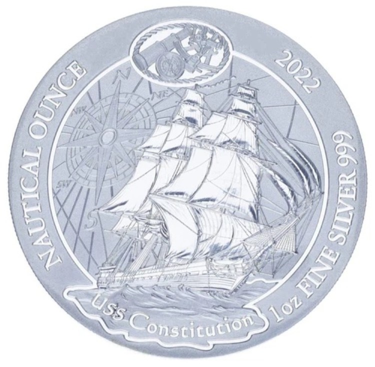 ルワンダ 50フラン 2022年 銀貨 UNC 帆船 USS コンスティチューション号 (オンス)｜WORLD RESOURCE【QUEEN店】