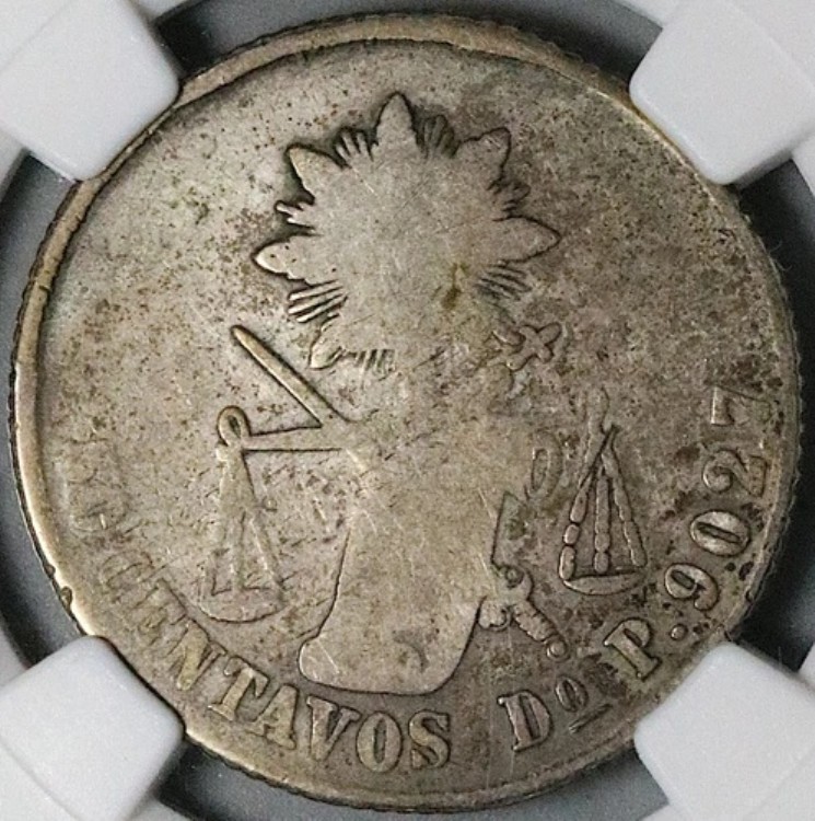 1881年-Do NGC G 6 メキシコ 50センタボ デュランゴ ミント 10k レアコイン POP 1/0 (24102603C｜WORLD RESOURCE【QUEEN店】