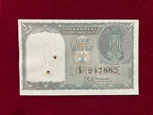 1949 インド 1 ルピー KRK Menon、ピック 71a、UNC｜WORLD RESOURCE【QUEEN店】